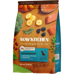   NOW'KITCHEN         , , Fresh Grain-free Trout+Salmon, Small Adult