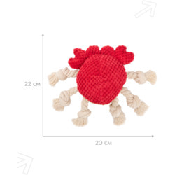 Mr.Kranch Игрушка для собак Краб 22*20 см