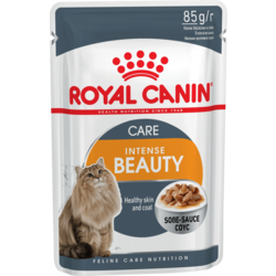 Royal Canin Intense Beauty пауч для кошек забота о здоровье кожи и шерсти кусочки в соусе Мясо/Рыба