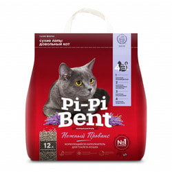 Наполнитель Pi-Pi Bent Нежный Прованс для кошек комкующийся