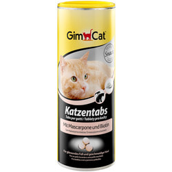 GimCat Витамины Табс с сыром маскарпоне и биотином для кошек