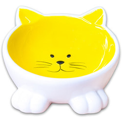 КерамикАрт Миска керамическая Мордочка кошки на ножках 100 мл