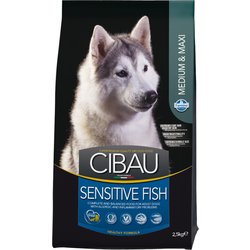 Сухой корм Cibau Sensitive Medium + Maxi для собак средних и крупных пород с Рыбой