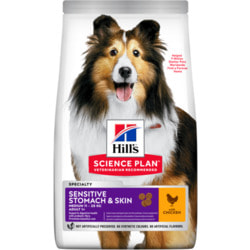 Сухой корм HILL'S Sensitive Stomach + Skin для собак c чувствительной кожей и желудком