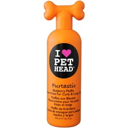Pet Head Furtastic Крем-ополаскиватель черничный "Пушистик" для длинной шерсти собак с овсянкой,экстрактами кактуса и календулы, без сульфатов и парабенов