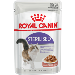 Royal Canin Sterilised пауч для стерилизованных кошек кусочки в соусе Мясо