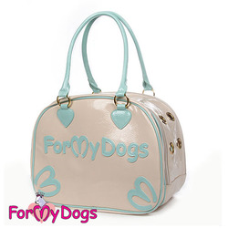 ForMyDogs Сумка-переноска для маленькой собаки Бежевая