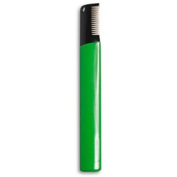 Show Tech Standart тримминговочный нож для жесткой шерсти зеленый с нескользящей ручкой