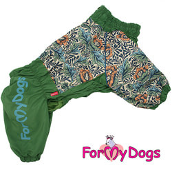 ForMyDogs Êîìáèíåçîí íà êðóïíûå ïîðîäû ñîáàê Çåëåíûé íà ìàëü÷èêà