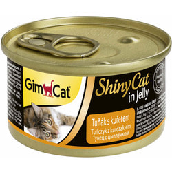 Консервы GimCat ShinyCat для кошек Тунец с Цыпленком в желе