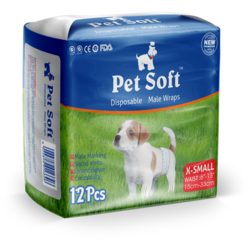 Pet Soft      Male Wraps (12)