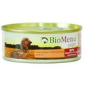 BioMenu Лайт Консервы для собак Индейка с коричневым рисом