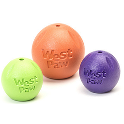 West Paw Игрушка для собак мячик Zogoflex Rando 6см