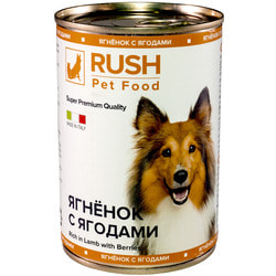 Rush Pet Food Консервы для собак Ягнёнок с ягодами