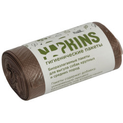 Napkins БИОпакеты гигиенические для выгула собак средних и крупных пород, коричневые